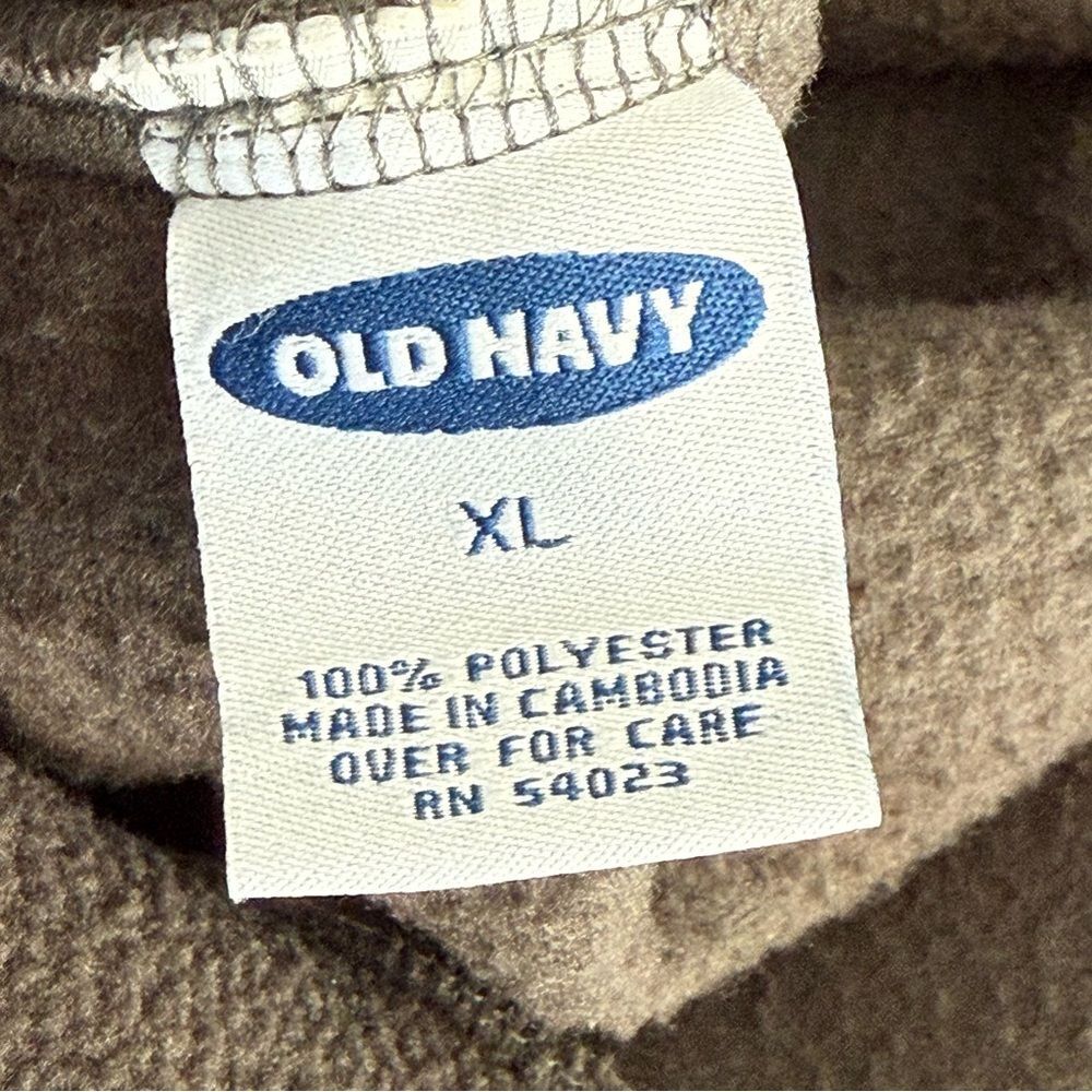 Old Navy Grey Fleece Men’s Vest Outdoor Size XL - Picture 6 of 7